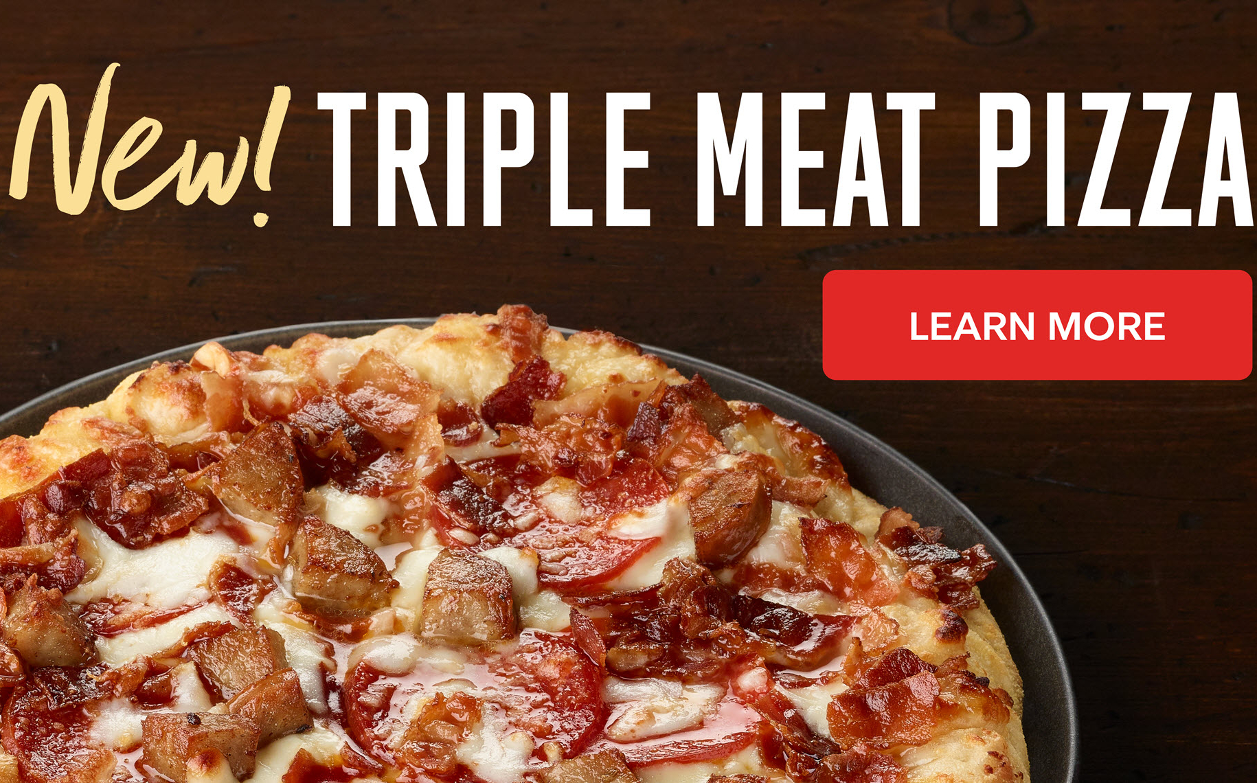 Triple Meat Pizza